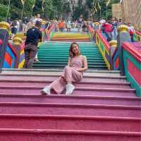 The rainbow staircase - Batu Caves