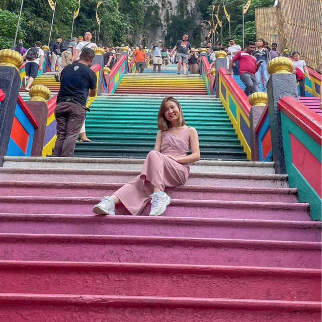 The rainbow staircase - Batu Caves
