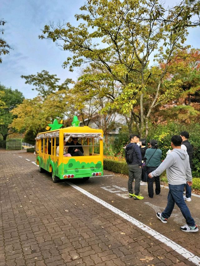 귀여운 전동차도 탈수 있는 경상남도 수목원🍂