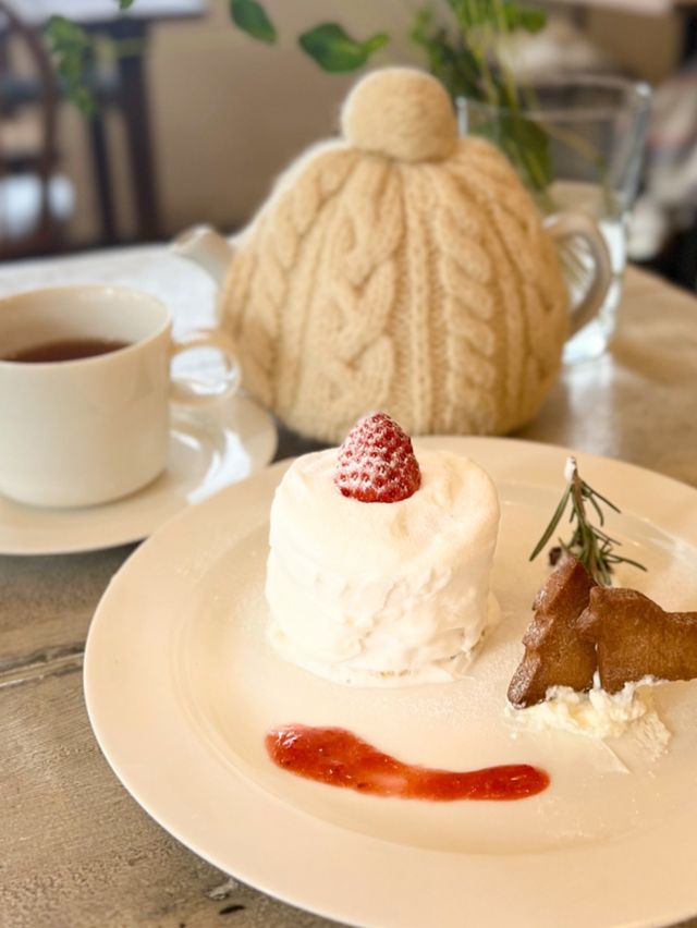 【福岡カフェ】可愛いティーポットカバーに癒されるカフェ