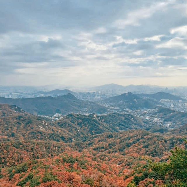 Mountainside area of Bukhansan National Park