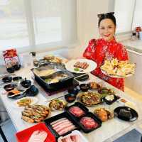 บุฟเฟ่ต์ร้านเด็ด‼️ชาบูปิ้งย่างกุ้งเผาอาหารญี่ปุ่น