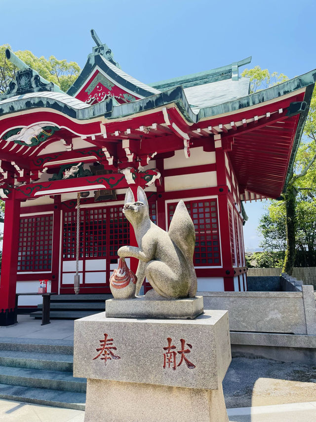 【愛媛県:今治】朱色の鳥居が美しい『吹揚稲荷神社』