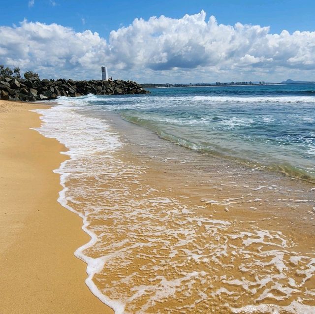 Local beach in Sunshine Coast