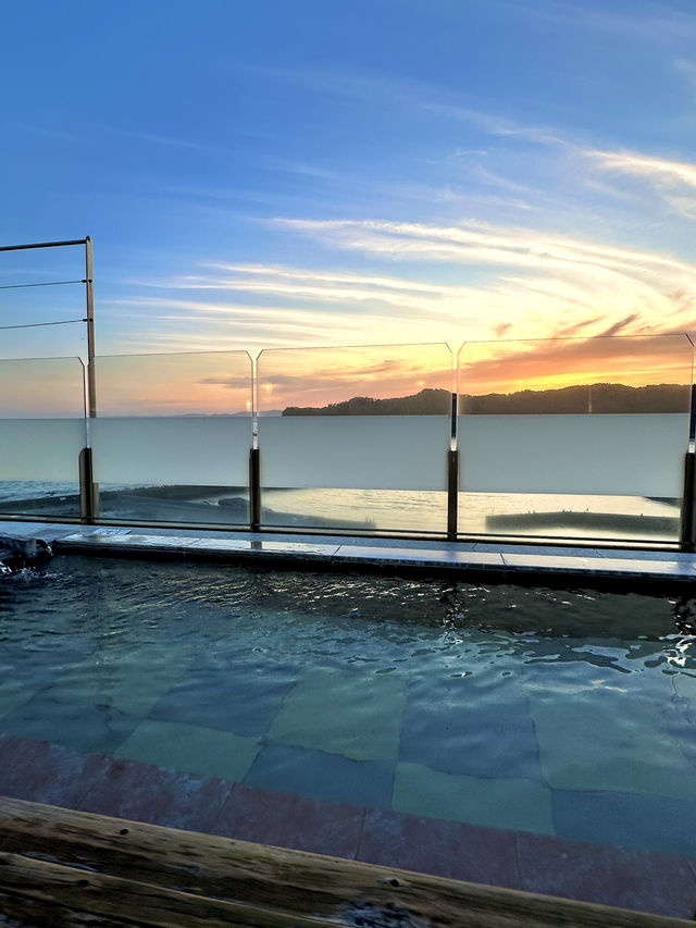 【千葉】夕陽の見える宿100選に選出された絶景😍温泉
