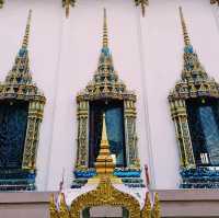 泰國曼谷具有特色的曆史古跡寺廟景點:Wat Pradittharam (Wat Mon)，巨大金色臥佛，適合拍照📸打卡。