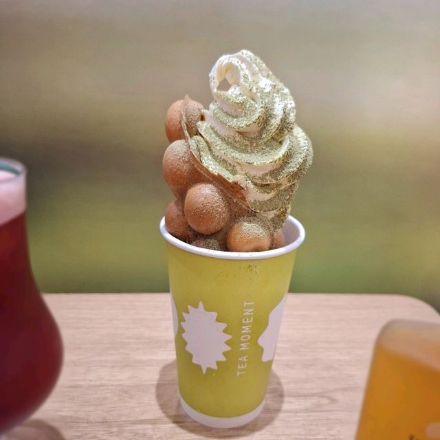 雞蛋仔配鐵觀音雪糕