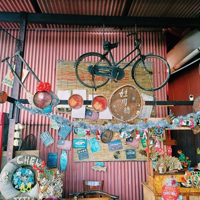 馬來西亞檳城喬治城著名標誌性景點:姓周橋Chew Jetty，拍照📸打卡好去處