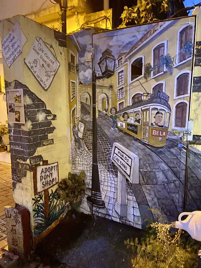 🇲🇴🇵🇹體驗迷人的澳門「十月初五馬路」黃昏日落葡萄牙風情🌇🥰🚶🏼‍♀️ 