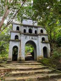 Majestic temple in mountains 