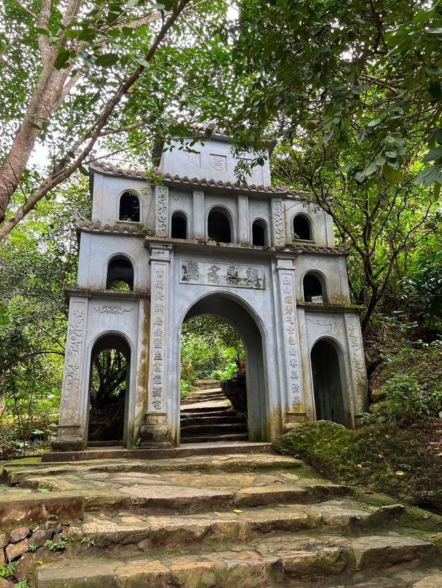 Majestic temple in mountains 