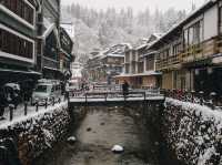 Ginzan Onsen  หมู่บ้านออนเซ็นท่ามกลางหุบเขา🏔️