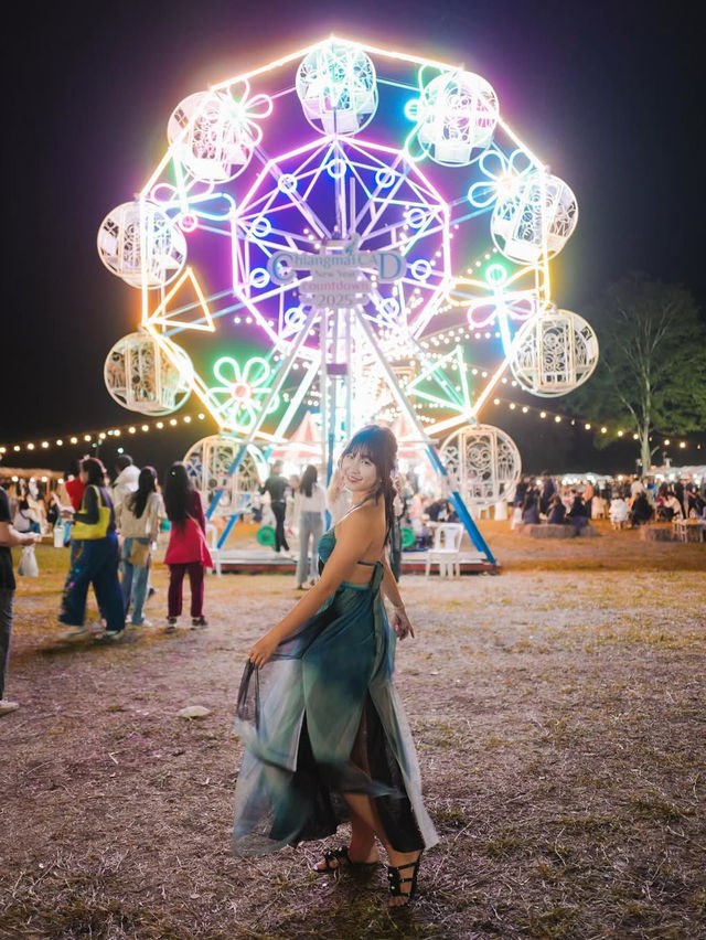 清邁🇹🇭 首次天燈新年倒數煙火🎆