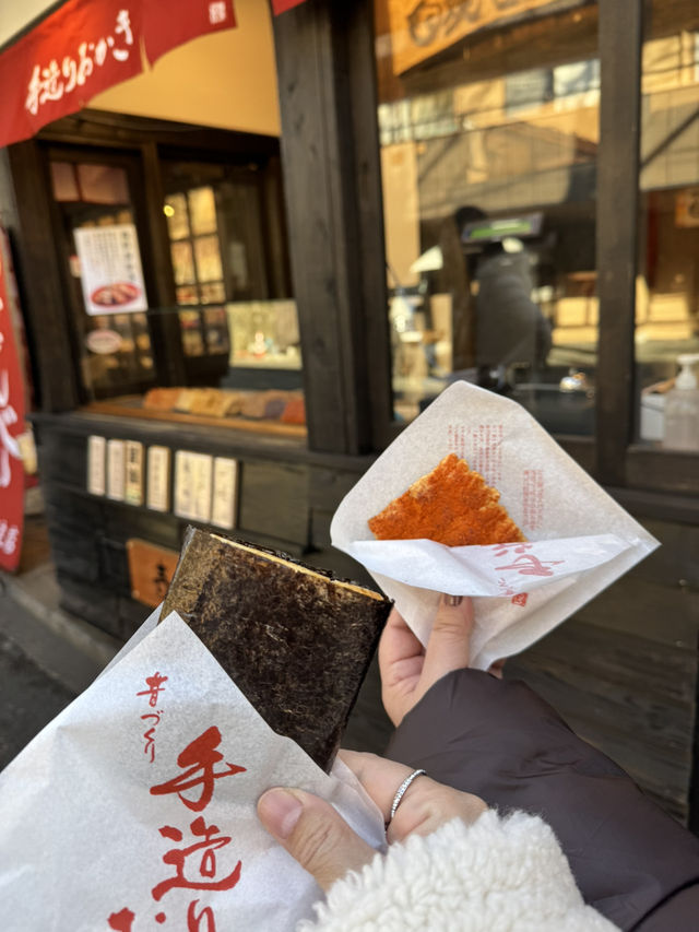 【熊本観光】1枚でもOK！焼きたてのお煎餅が食べられるお店‪🍘‬