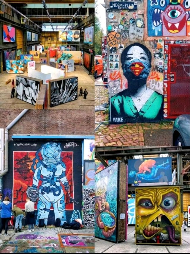 The NDSM Wharf, a must-visit hotspot for art & photography enthusiasts! 