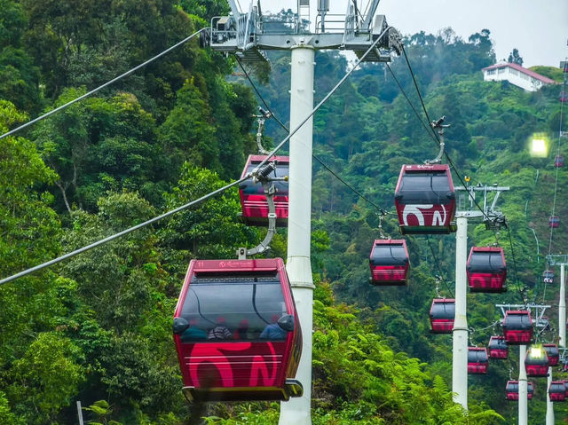 🚡 Sky-High Shopping & Scenic Rides: Genting Highlands Outlet & Cable Car Adventure!