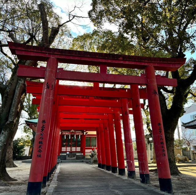 🇯🇵【愛媛県】朱塗りの鳥居が華やか！別宮稲荷神社⛩️^ ^