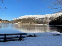 瑞士-聖莫里茲湖，滑雪度假勝地與冬奧馬球舉辦之處