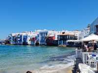 Mamma Mia White & Blue Greek Island
