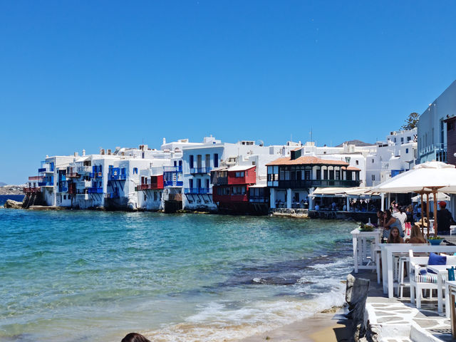 Mamma Mia White & Blue Greek Island