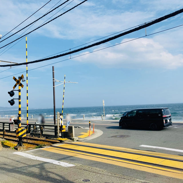 鎌倉🇯🇵大仏⟡.·スラムダンク踏切🚃食べ歩きもして満喫✌️ˊ˗