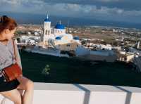 Honeymoon in Blue & White: Santorini Dreams
