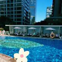 東京奢華無邊際泳池酒店推薦：東京全日空洲際酒店，露天無邊際泳池