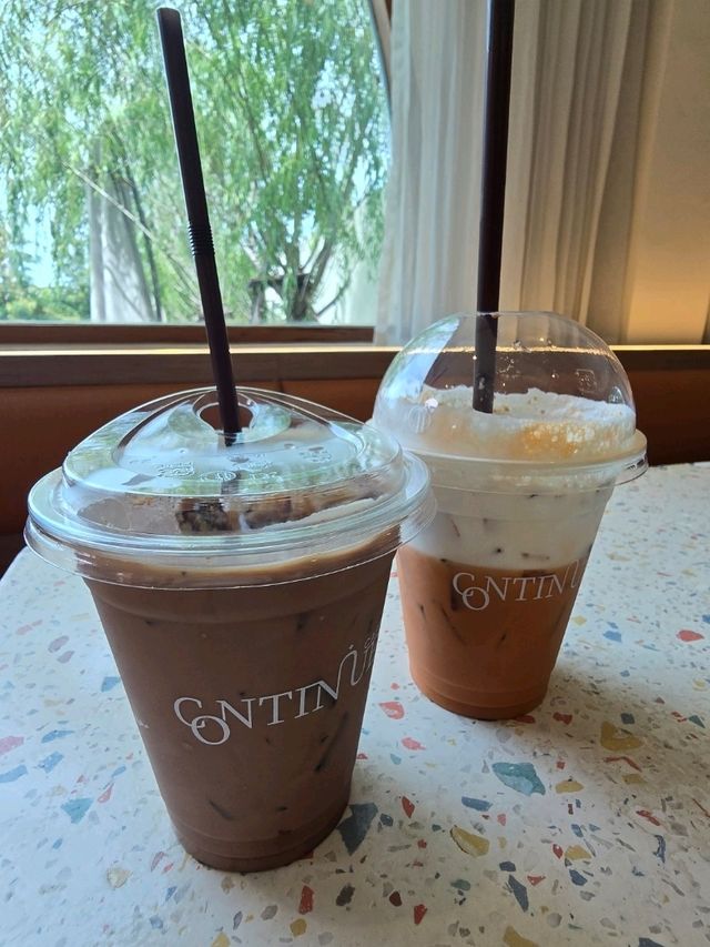 Continue Cafe กาแฟ อาหาร ถ่ายรูปสวย 