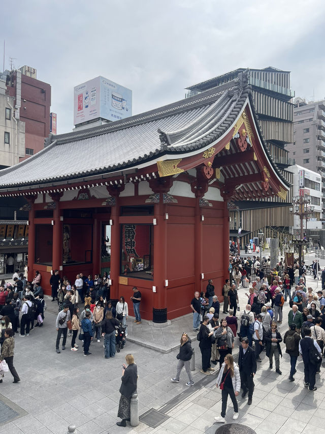 人潮推我過雷門，撞翻古今東京⛩️
