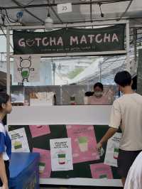 Gotcha Matcha: A Creamy Strawberry Surprise at the Pasar Malam