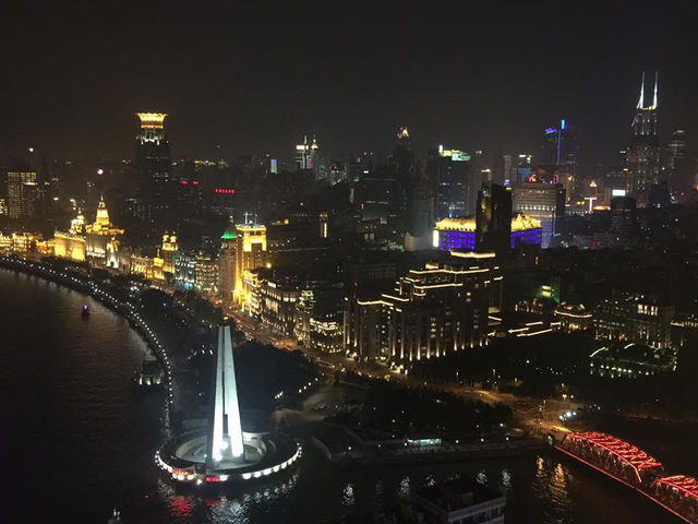 上海外灘夜景 上海君悅美景