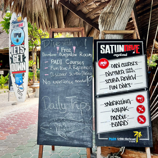 ดำน้ำลึกกับ Satun Dive Resort Koh Lipe