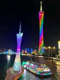 🌈 “Rainbow Beacon of Guangzhou Nights”