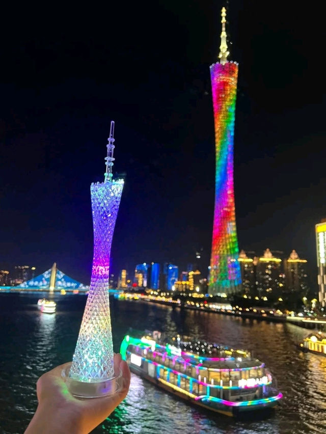 🌈 “Rainbow Beacon of Guangzhou Nights”
