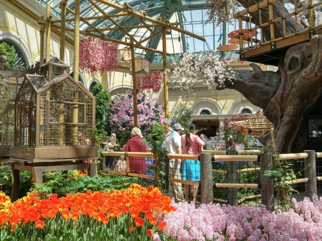🌸 계절마다 테마가 바뀌는 실내 정원 – Bellagio Conservatory & Botanical Ga