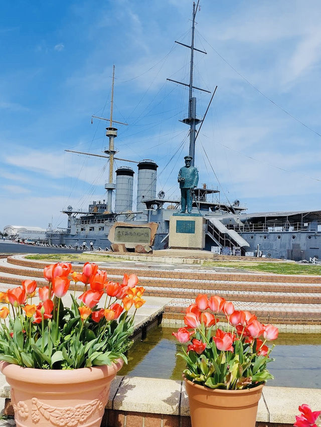 The Mikasa Memorial Warship in Yokosuka