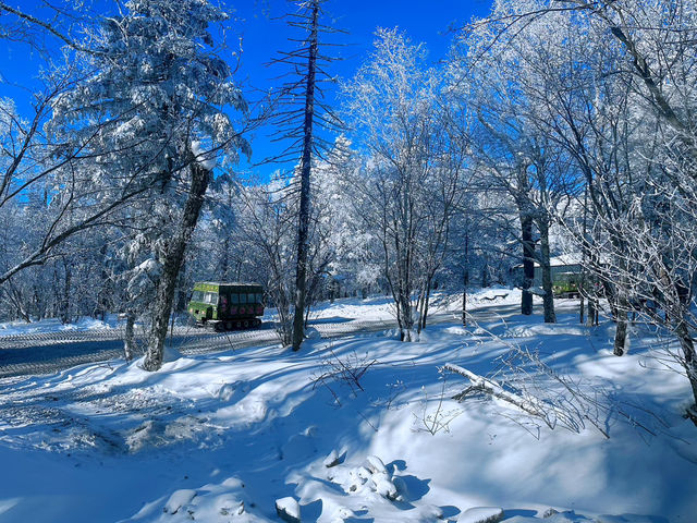 Winter Dreamland in Datudingzi Mountain ❄️🧊☃️♥️ Winter Dreamland in Datudingzi Mountain ❄️🧊☃️♥️