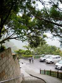 ไหว้พระในวันที่ฝนพรำ บรรยากาศสงบอย่างบอกไม่ถูก