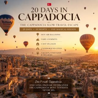20 ДНЕЙ В КАППАДОКИИ — ПОБЕГ В СТИЛЕ SLOW-TRAVEL.
