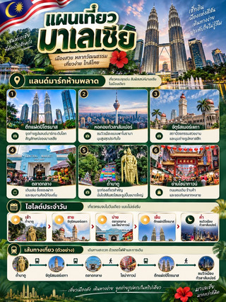 🇲🇾✨ Rencana Perjalanan ke Malaysia: Wisata lengkap, makanan lezat, dan belanja seru!