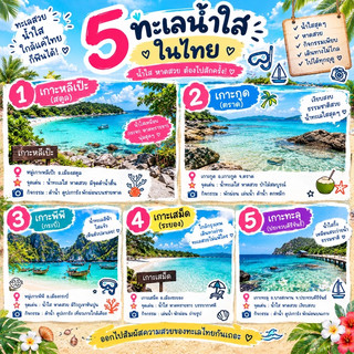 Top 5 Crystal Clear Beaches in Thailand You Must Visit Once!