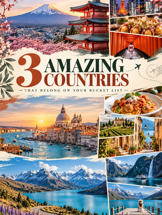 3 Amazing Countries That Belong on Your Bucket List