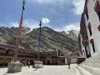 Ancient Buddhist monastery lost in mountains 