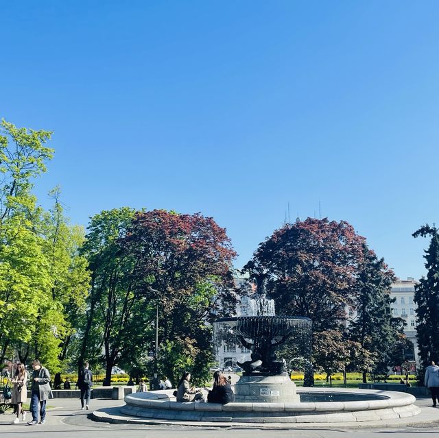 【ポーランド🇵🇱/ワルシャワ市街を一望できる文化科学宮殿の展望テラス】