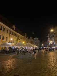 🇵🇱 Wroclaw Market Square by the night 🌃