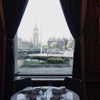 London|Newly opened restaurant with Big Ben view