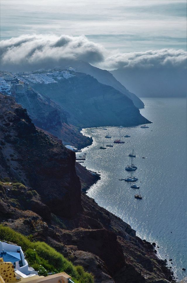 Escape to Santorini's Caldera Views