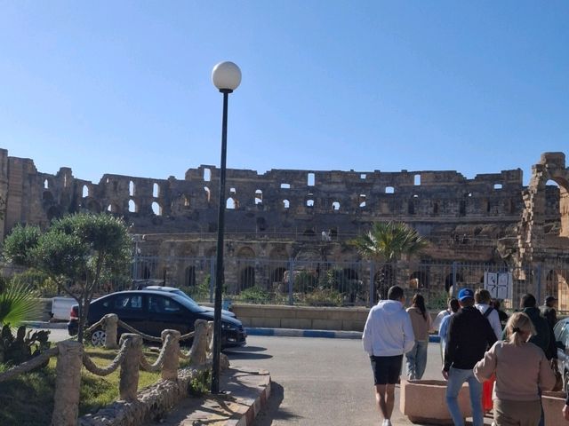 The third biggest roman arena with 35000 seats. 