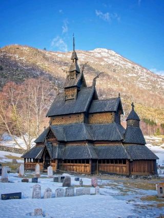 ⛪ “Dark Timbers & Dragon Heads: My Mystical Walk Through Borgund Stave Church” ✨🐉🌧️