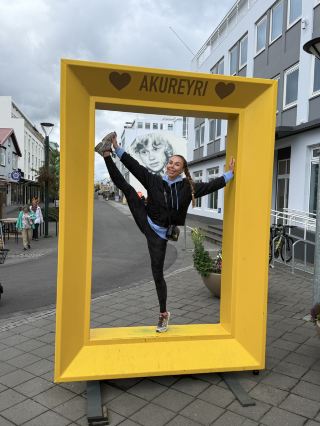 Akureyri - small town in Iceland 